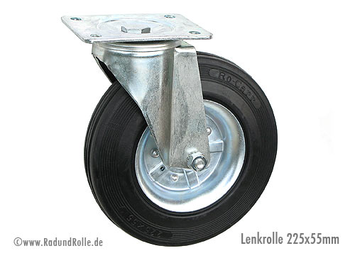 Lenkrolle 225 x 55 mm