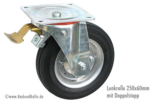 Lenkrolle 225 x 55 mm