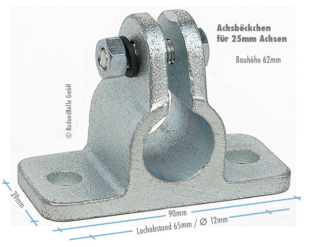 Achsbock Achsböckchen 25mm