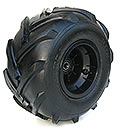 Luftrad 18x9.50-8 mit AS-profil TL, Kunststoff-Felge aus PA6 GF20