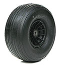 Luftrad mit Rillenprofil 18x9.50-8 tubeless, PA-Kunststofffelge glasfaserverstärkt